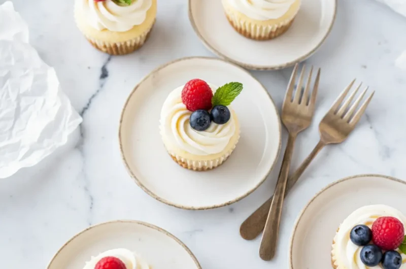 Perfect Mini Cheesecake Cups with Berries