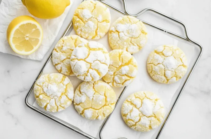 Perfect Lemon Crinkle Cookies: A Burst of Citrus Sunshine
