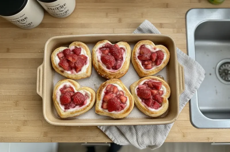 Fall in Love with These Easy Strawberry Cream Cheese Heart Danishes