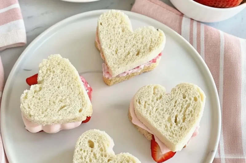 Charming Strawberry Tea Sandwiches: A Sweet Family Favorite!