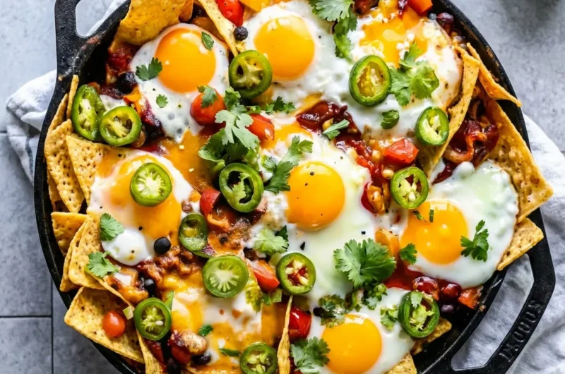 Our Go-To Healthy Mexican Egg Nachos for a Zesty Start