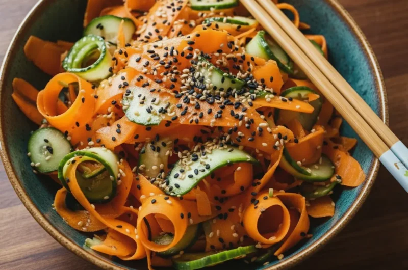 The Vibrant and Refreshing Cucumber and Carrot Salad: A Taste Charm Family Secret