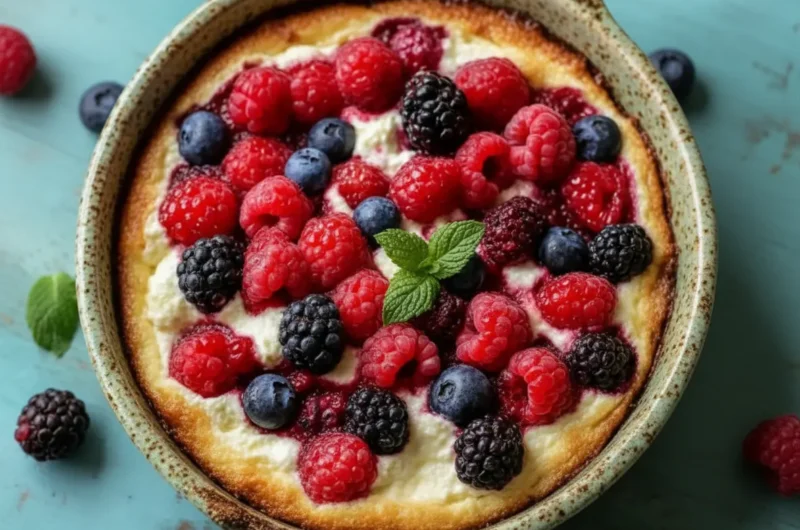 My Favorite High Protein Triple Berry Bake: A Delightful Start to Your Day!