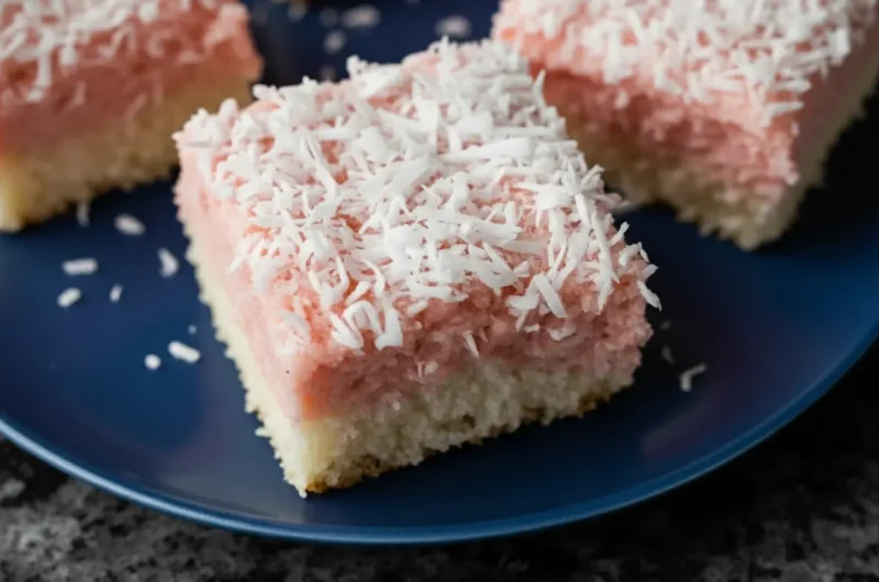 Embrace the Sweet Life: My Beloved Pink Coconut Snowball Cake Bars