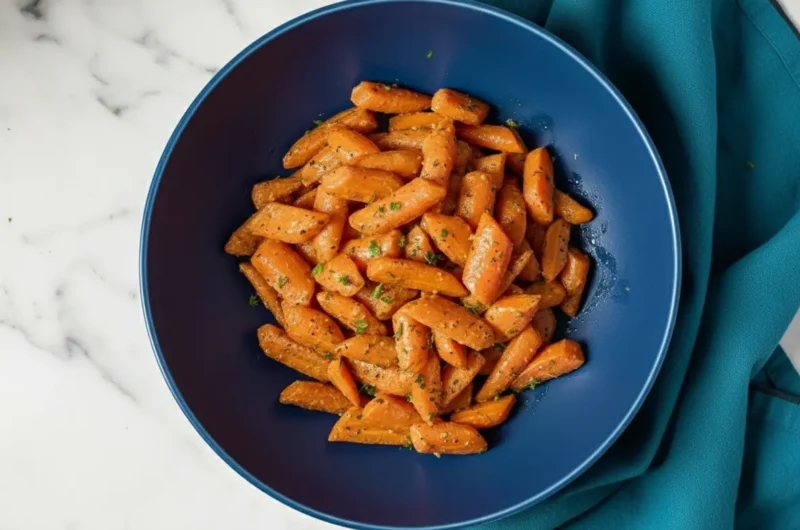 Roasted Carrots with Mustard Vinaigrette: A Tangy Twist to Your Table