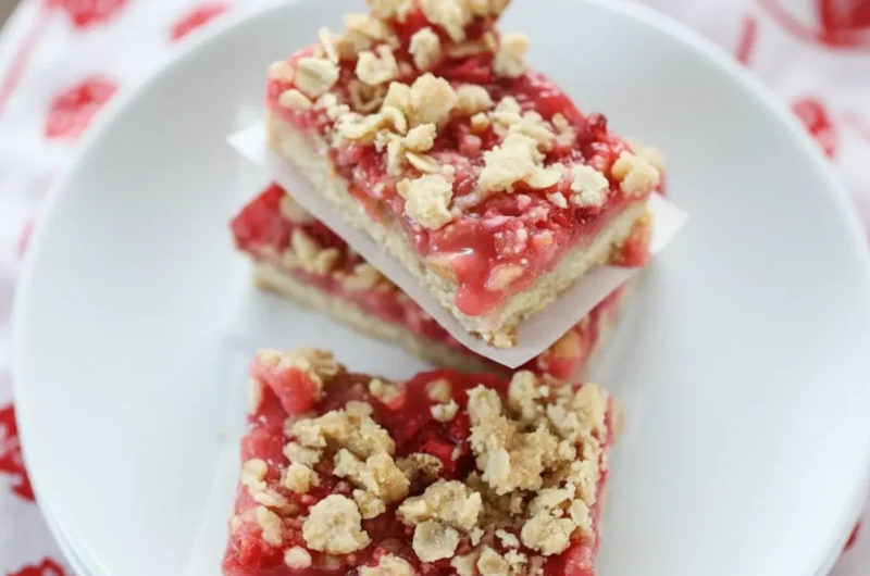 My Beloved Strawberry Rhubarb Bars: A Taste Charm Family Favorite