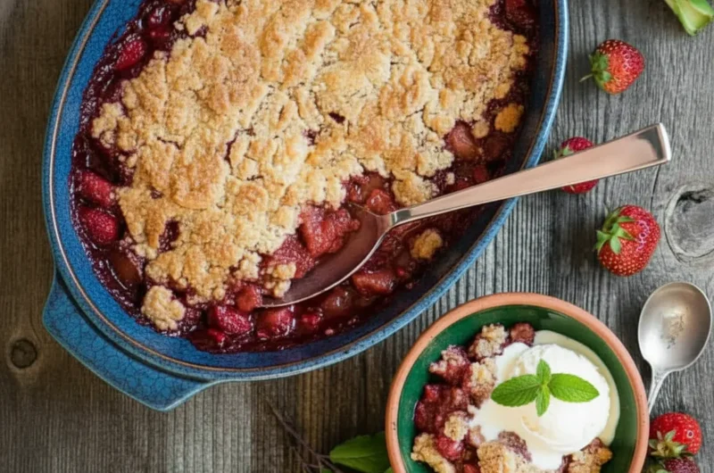 My Beloved Strawberry Rhubarb Cobbler: A Taste of Spring's Sweetness