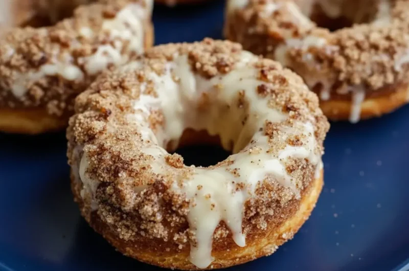 Indulge Your Morning: The Best Baked Coffee Cake Donuts with Vanilla Glaze