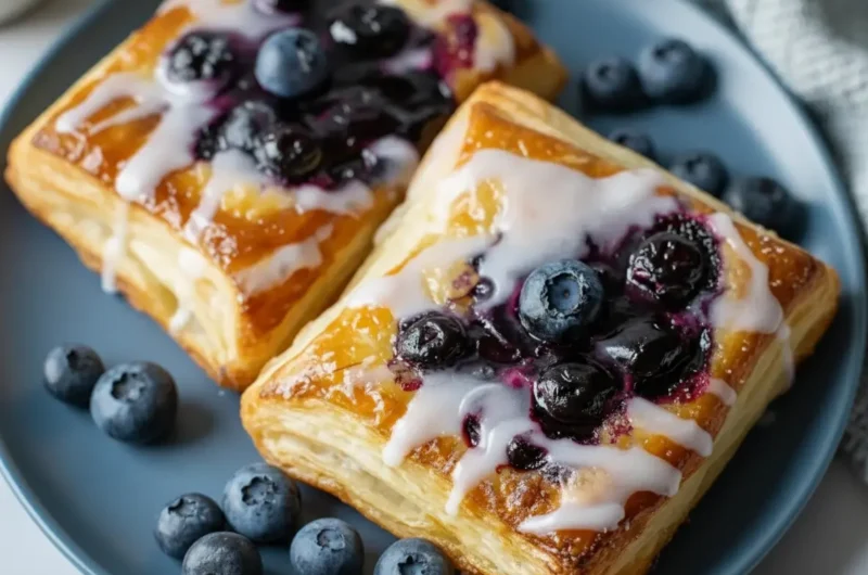 The Ultimate Blueberry Cream Cheese Danish (Easy Puff Pastry Recipe)