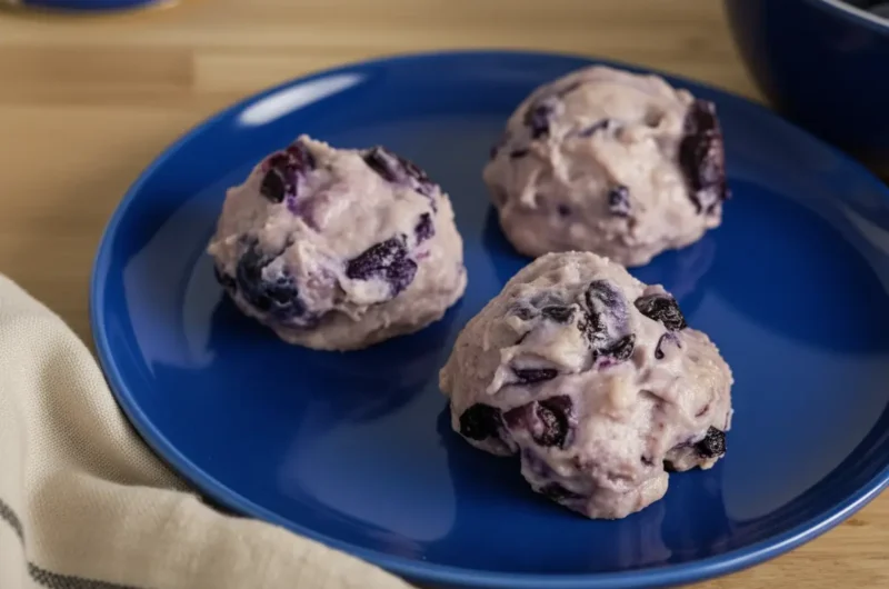 Easy No-Bake Blueberry Protein Cheesecake Bites Recipe