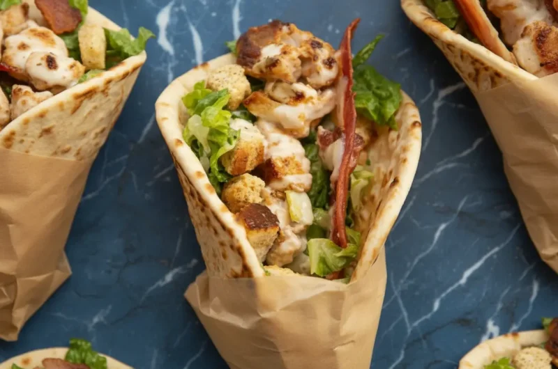 My Secret for Irresistible Chicken Caesar Flatbreads