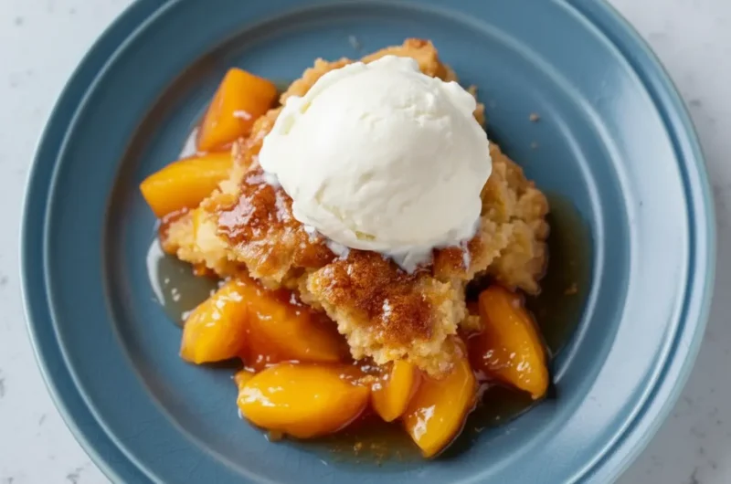 My Grandmom's Secret: The Ultimate Cinnamon Peach Cobbler