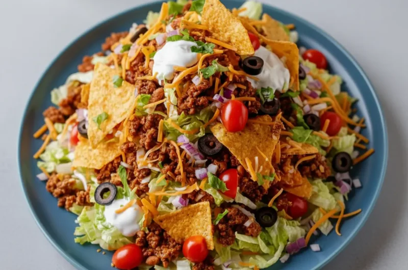 Doritos Taco Salad: Your Ultimate Potluck-Perfect Crunchy & Easy Recipe!