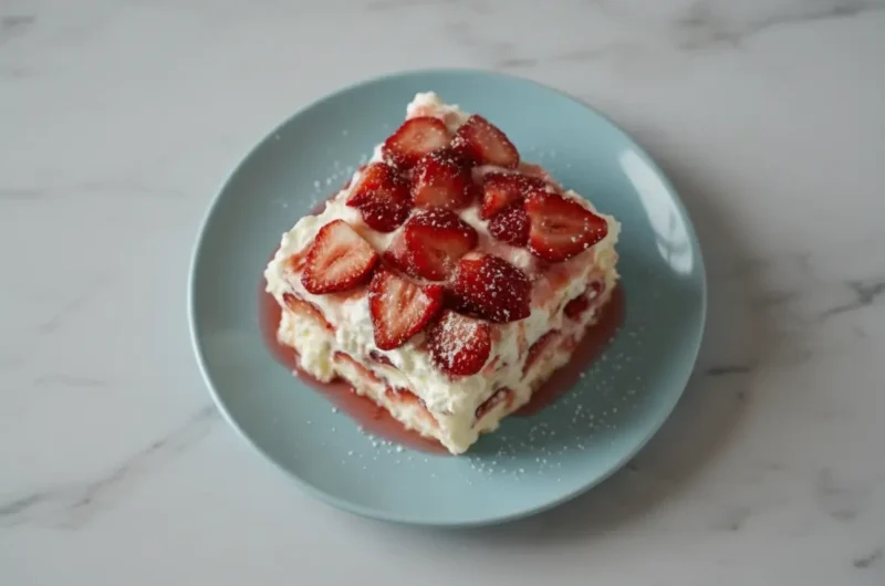 Our Family's Favorite No-Bake Strawberry Cheesecake Lasagna: A Summer Dream