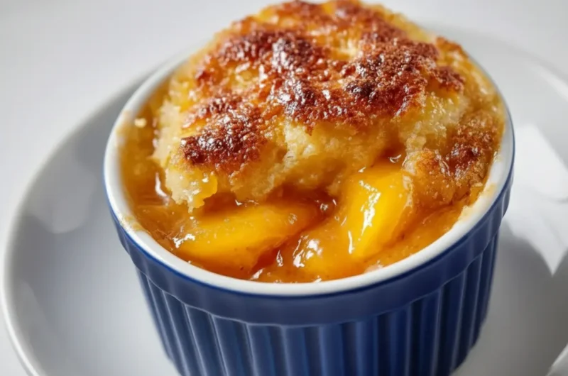 The Ultimate Easy Southern Peach Cobbler with Canned Peaches