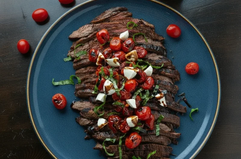 Balsamic Grilled Flank Steak Caprese: The Ultimate Summer Sensation