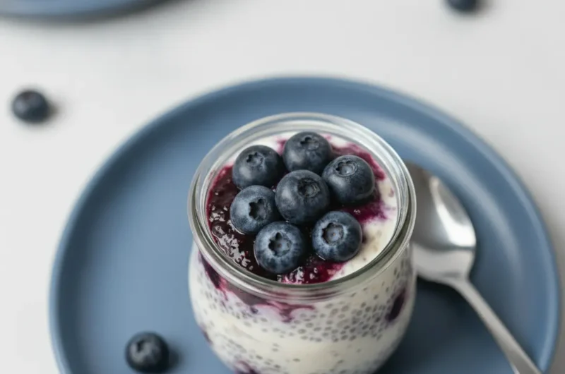 Creamy Blueberry Cheesecake Overnight Oats: The Ultimate Breakfast Prep