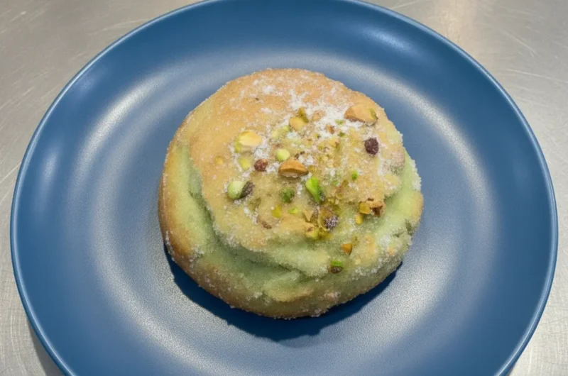 Easy Bakery-Style Pistachio Muffins (Moist & High-Domed)