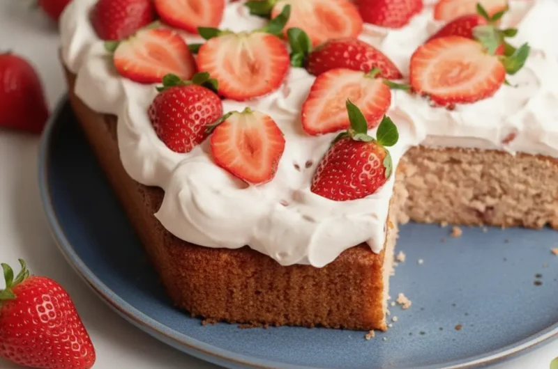 The Ultimate Fresh Strawberry Sheet Cake for Bright Summer Mornings