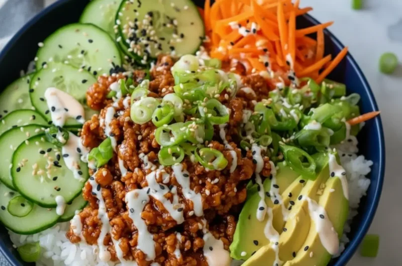 High-Protein Ground Turkey Rice Bowls: The Ultimate Healthy Lunch