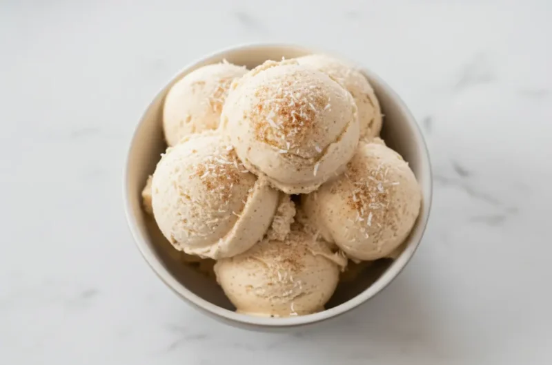 No-Churn Coquito Ice Cream: A Spiced Tropical Holiday Dream