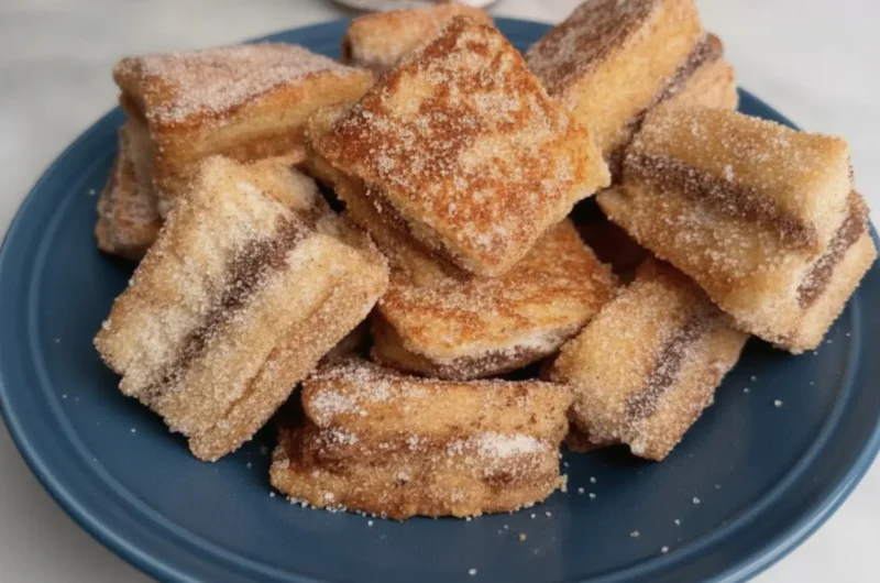 Ultimate Stuffed French Toast Bites with Nutella and Biscoff
