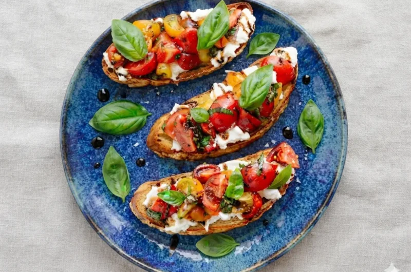 The Ultimate Burrata Bruschetta: A Taste Charm Family Favorite