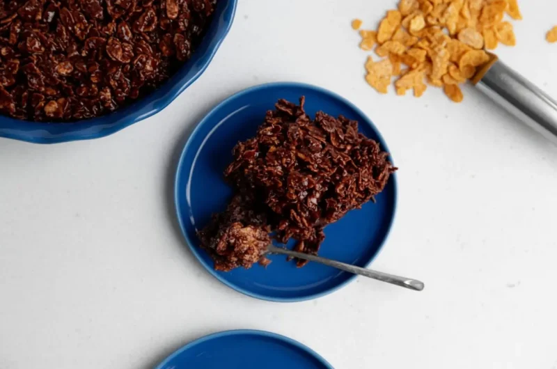Viral Chocolate Crunchy Cake Recipe (Nut-Free & Fudgy)